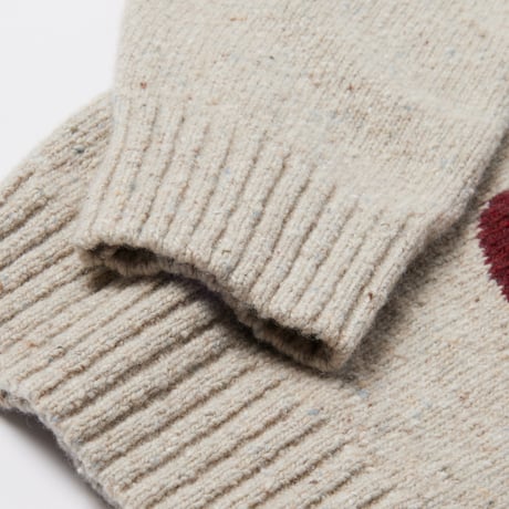 by Parra | Red dot knitted pullover (Grey)