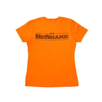BE-SHARE | Woman's Store Logo Light Weight S/S Tee (Orange)