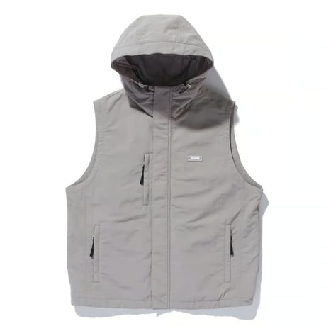XLARGE | NYLON HOODED VEST(GREY)