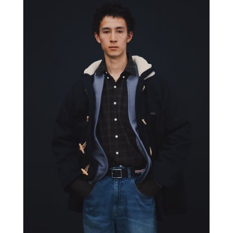 SEDAN ALL-PURPOSE|  BOX Plaid BD Shirts (Olive×Brown)