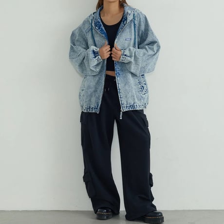 XLARGE | LIGHTWEIGHT HOODED JACKET(LtINDIGO)