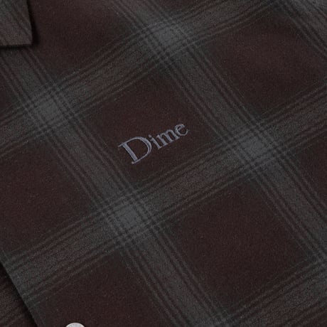 Dime / Premium Flannel Shirt (Bordeaux)