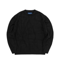Screen Test / Fractured Edge 3D Knit (Black)
