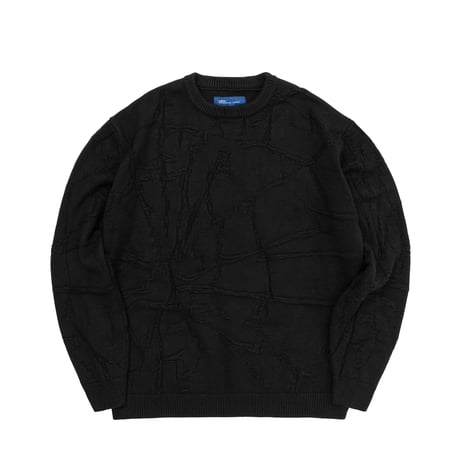 Screen Test / Fractured Edge 3D Knit (Black) | T.F.L online.shop