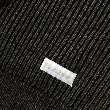 Butter Goods |Bleach Zip-Thru Knit(BLACK)