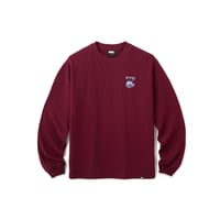FTC | ALLEY CAT OVAL L/S TEE "BURGUNDY" (FTC026WT07)