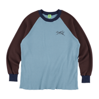 SPECIAL GUEST K.K.| Thermal L/S Tee (Light Blue/Brown)