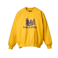 SEDAN ALL-PURPOSE| Skyscrapers Sweatshirts (Mustard)