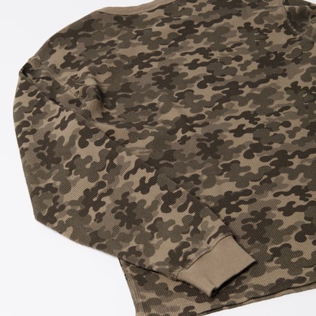 by Parra | Camo woofles long sleeve t-shirt (Brown)