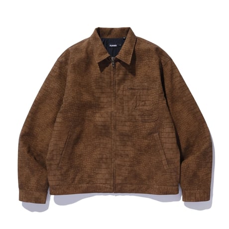 XLARGE | CROC SUEDE JACKET(BROWN)
