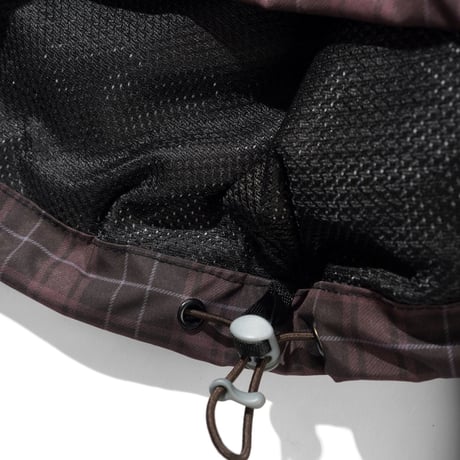 Butter Goods| Plaid Nylon Jacket (Burgundy)