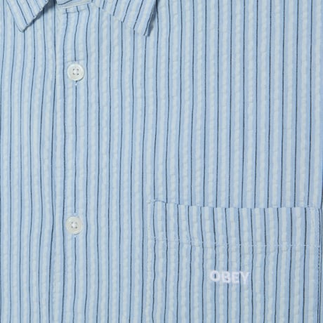 OBEY | ALAN SS SHIRT (SKY BLUE MULTI)
