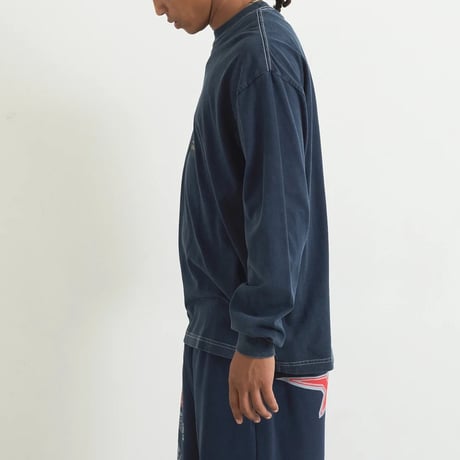 XLARGE | COMMUNICATIONS L/S TEE(NAVY)