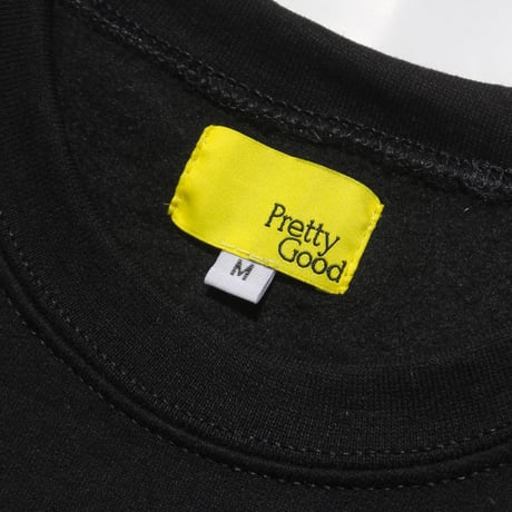 pretty good | Pre Crew Sweat -THE BE-SHARE Limited-  (BLACK)