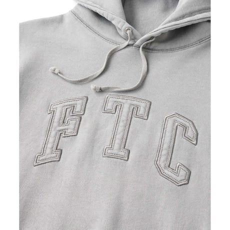 FTC | CLASSIC COLLEGE APPLIQUE PULLOVER HOODY "GRAY" (FTC026AWSW03)