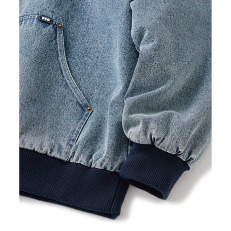 FTC | WASHED HOODED WORK JACKET "INDIGO" (FTC026AWJ07)