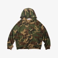 Diaspora skateboards / Dry Waffle Full Zip Hoodie (Woodland Camo)
