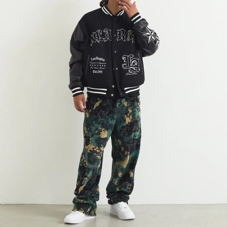 XLARGE | VARSITY JACKET(BLACK)