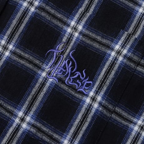 XLARGE | PLAID L/S SHIRT(BLUE)