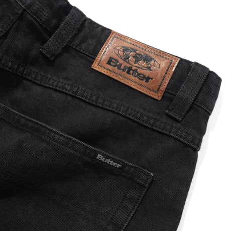 Butter Goods|Baggy Denim Jeans(Black)