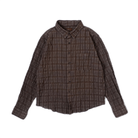 diidii | Sizzle Check Shirts （Brown）