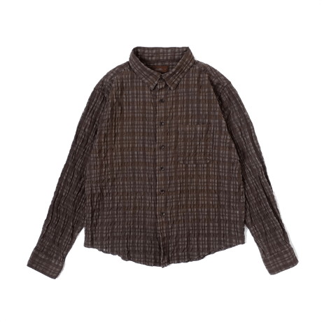 diidii | Sizzle Check Shirts （Brown）