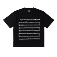 ADWYSD / PARTITION TEE (BLACK)