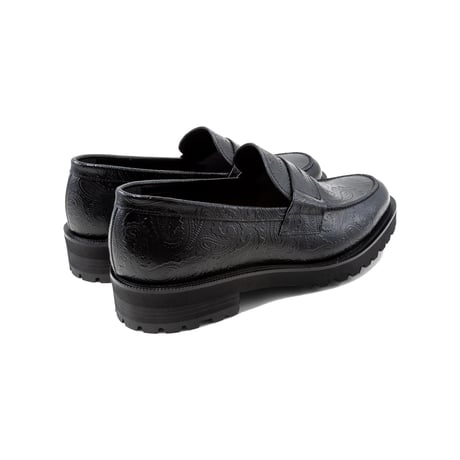 The Kenford Fineshoes | NEW CLASSIC COIN LOAFERS(MENS /BLACK PAISLEY)