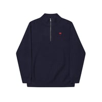 HELAS | CLASSIC QUARTER ZIP KNIT "NAVY"
