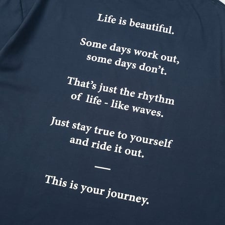 Time For Livin′ / LIFE IS SWELL S/S TEE (NAVY)