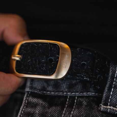 Dime / Dress Leather Belt (Shaggy Black)