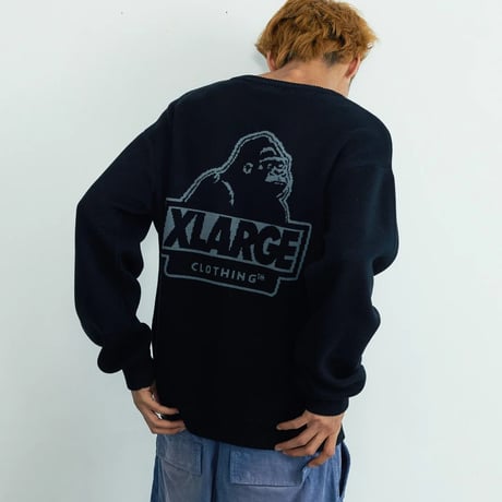 XLARGE | OG CREWNECK SWEATER(BLACK)