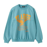 XLARGE | SPLIT CREWNECK SWEATSHIRT(Lt BLUE)