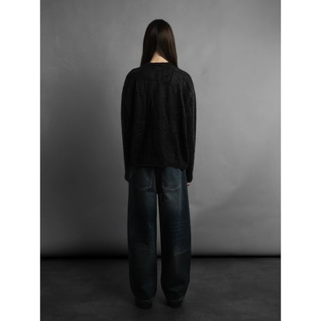 Screen Test / Fractured Edge 3D Knit (Black)