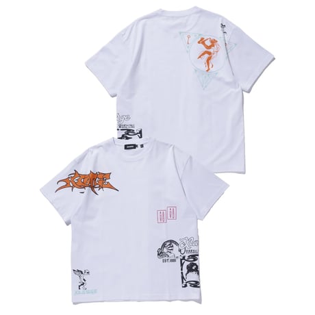 XLARGE | COMPILATION LOGO S/S TEE(WHITE)
