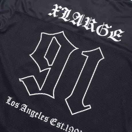 XLARGE | OLD ENGLISH FOOTBALL JERSEY(BLACK)