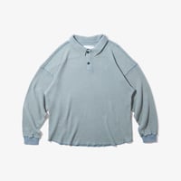 Diaspora skateboards / Waffle L/S Polo (Sax)