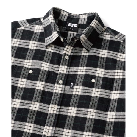 FTC | PLAID NEL SHIRT "BLACK" (FTC026AWSH01)