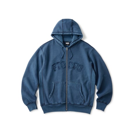 FTC | CUTOUT ARC LOGO ZIP UP HOODY "NAVY" (FTC026AWSW05)