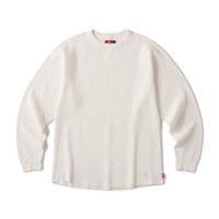 HELLRAZOR / WAFFLE L/S SHIRT (WHITE)