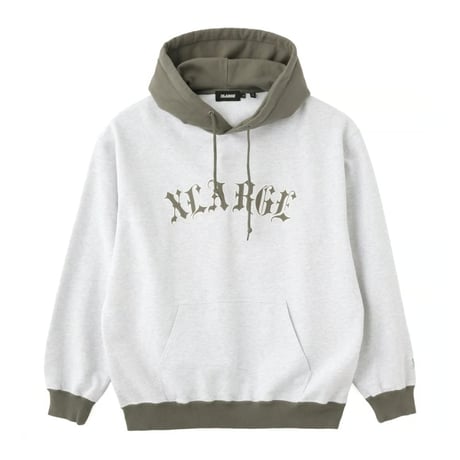 XLARGE | 2TONE HOODED SWEATSHIRT(ASH)