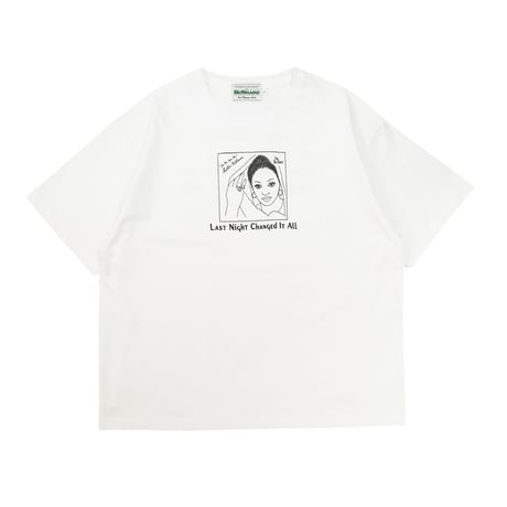 BE-SHARE | Last Night Changed It All S/S Tee (White)