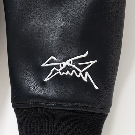 SPECIAL GUEST K.K.| Faux Leather Zip Jacket (Blue)