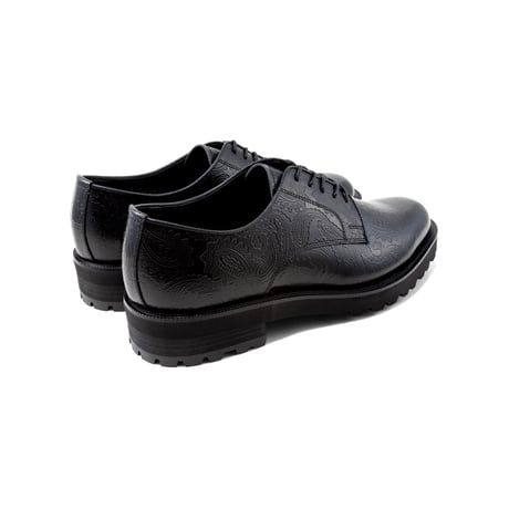 The Kenford Fineshoes | NEW CLASSIC PLAIN TOE(MENS/BLACK PAISLEY)