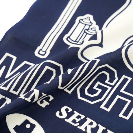 MIDNIGHT PAINTING SERVICE| Df.man Tenugui (NAVY)