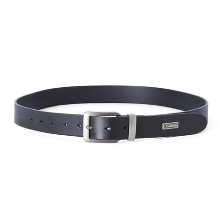 XLARGE | STANDARD BLACK LEATHER BELT(BLACK)
