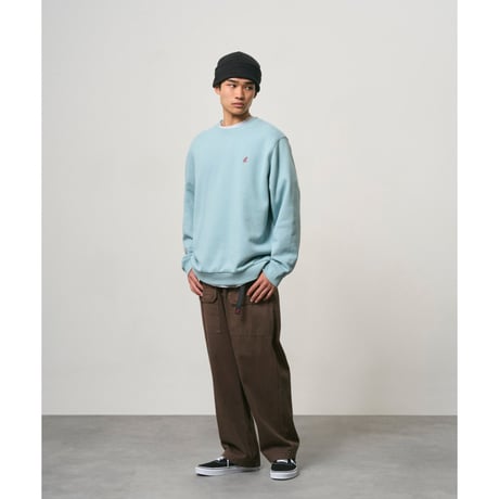 GRAMICCI | ONE POINT CREW SWEATSHIRT (STONE BLUE)