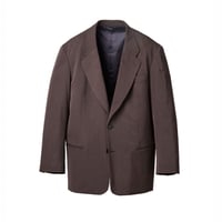 SEDAN ALL-PURPOSE| Single-Breasted Tailored Jacket (Dark Brown)