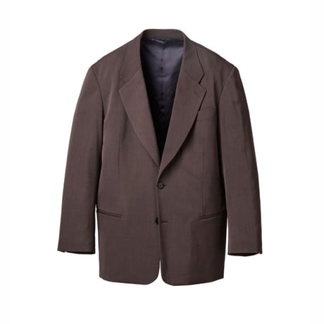 SEDAN ALL-PURPOSE| Single-Breasted Tailored Jacket (Dark Brown)