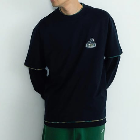 XLARGE | CAMO SLANTED OG S/S TEE(BLACK)